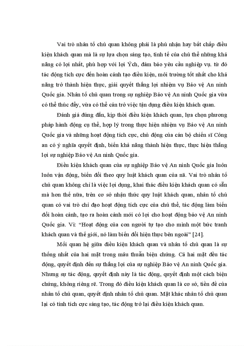 image for page Phát huy vai trò nhân tố chủ quan trong sự nghiệp bảo vệ an ninh quốc gia ở Việt Nam hiện nay