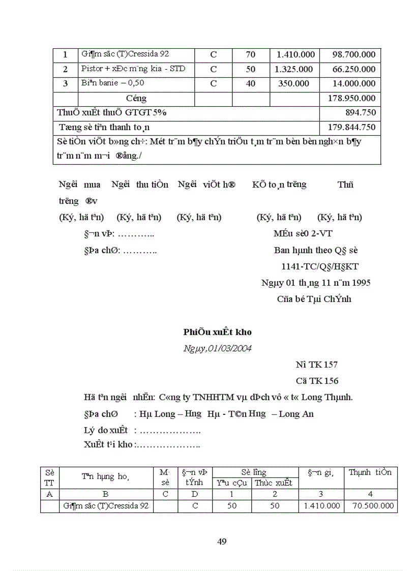 image for page Kế toán tiêu thụ thành phẩm và xác định kết quả tiêu thụ thành phẩm ở Công ty TNHH Trung Tuấn 1