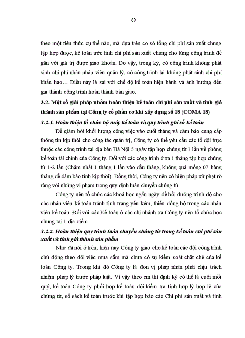 image for page Hoàn thiện kế toán chi phí sản xuất và tính giá thành sản phẩm xây lắp tại Công ty cổ phần cơ khí xây dựng số 18 COMA 18 1