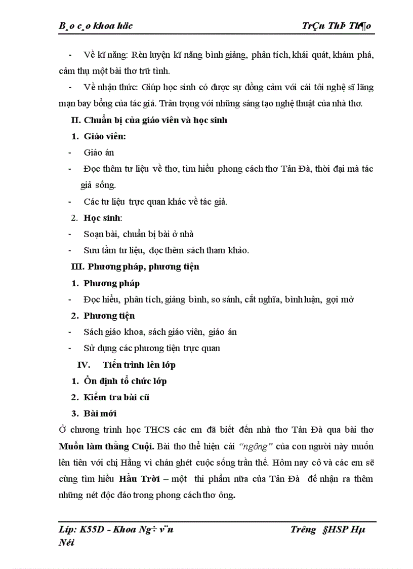 image for page Những phương pháp biện pháp hướng dẫn học sinh đọc hiểu tác phẩm Hầu Trời từ phong cách tác giả Tản Đà