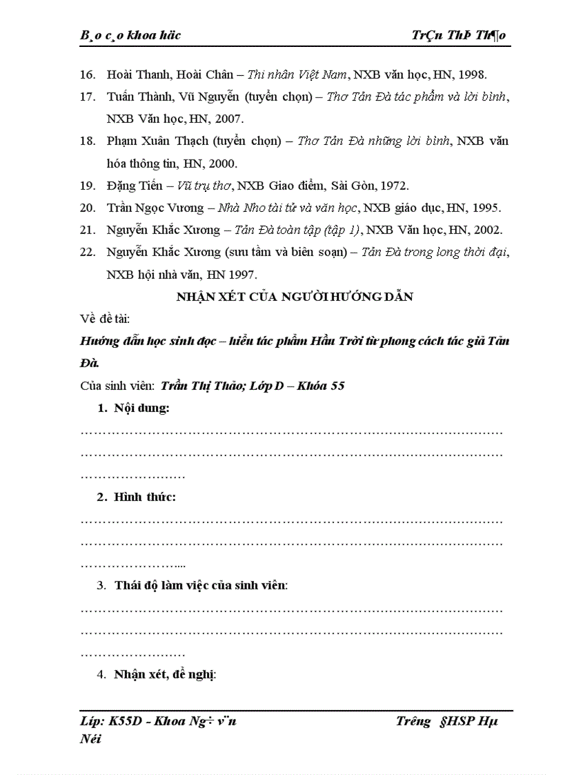 image for page Những phương pháp biện pháp hướng dẫn học sinh đọc hiểu tác phẩm Hầu Trời từ phong cách tác giả Tản Đà