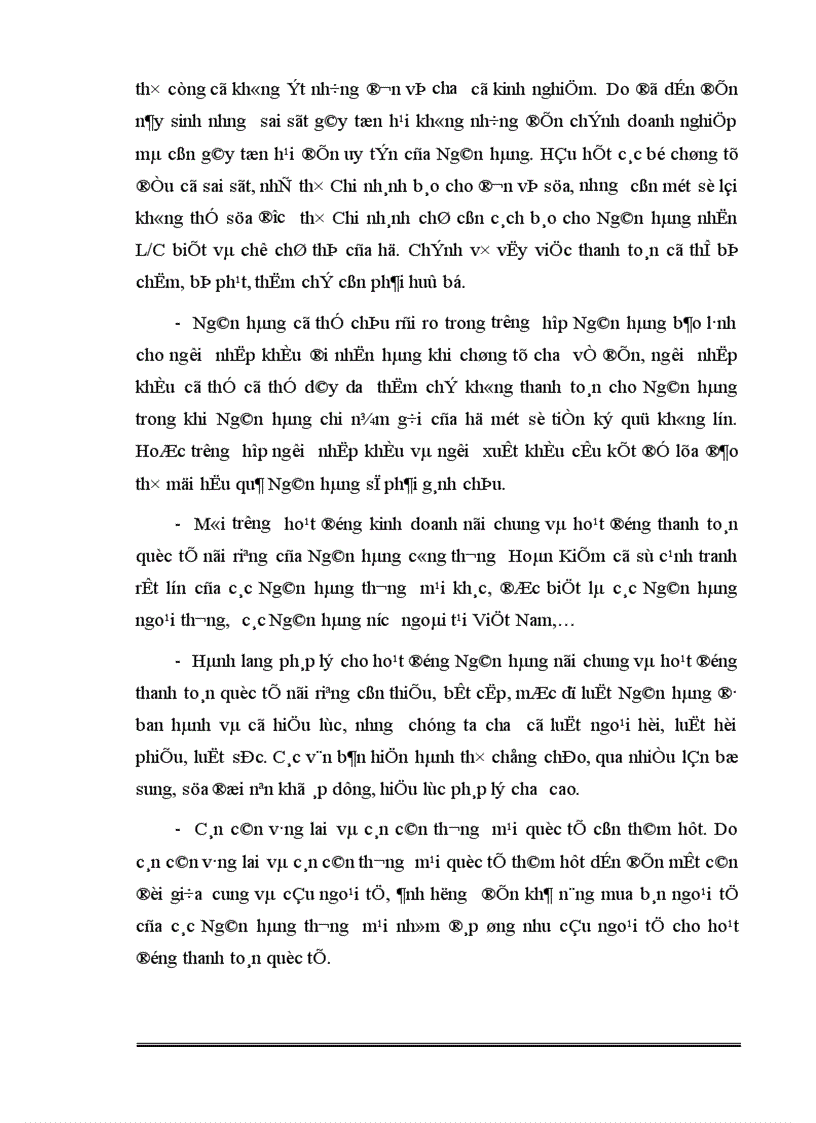 image for page Giải pháp phát triển hoạt động thanh toán quốc tế tại Chi nhánh Ngân hàng công thương Hoàn Kiếm 1