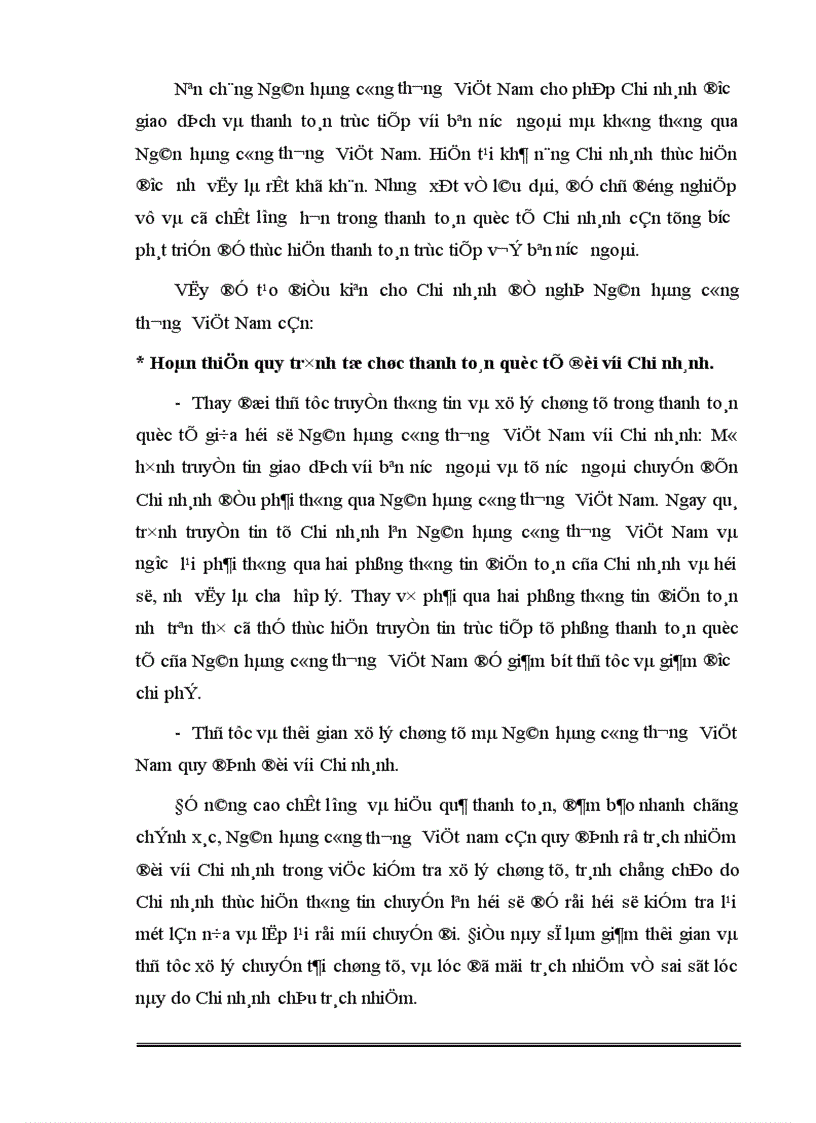 image for page Giải pháp phát triển hoạt động thanh toán quốc tế tại Chi nhánh Ngân hàng công thương Hoàn Kiếm 1