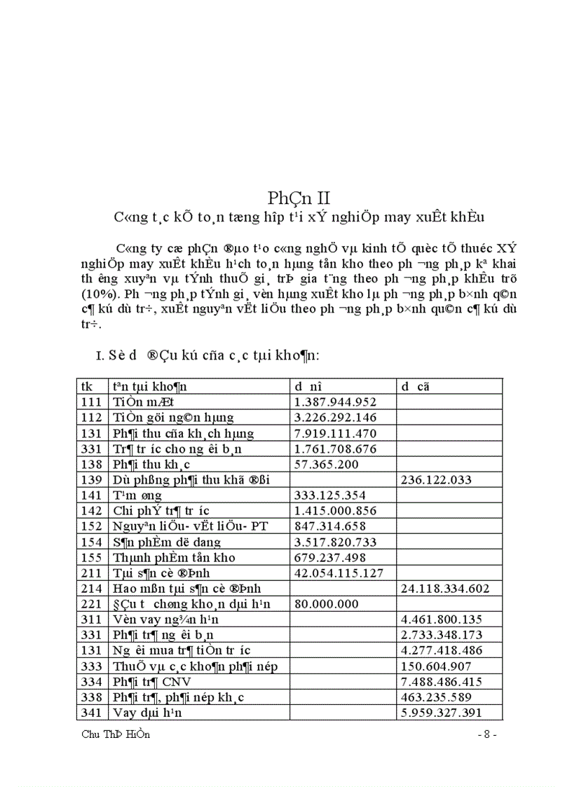 image for page Công tác tổ chức kế toán tổng hợp tại xí nghiệp may xuất khẩu Thanh Trì 1
