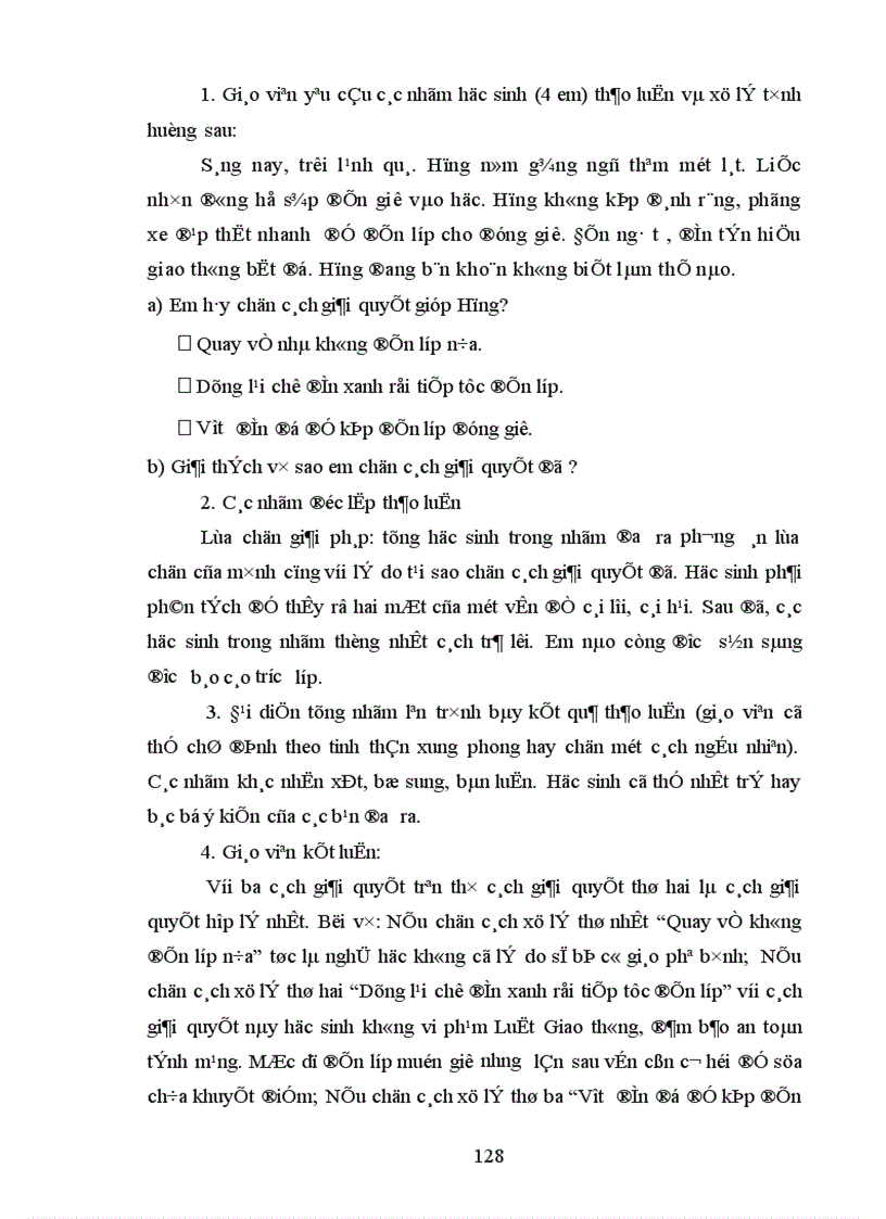 image for page Nghiên cứu dạy học giải quyết vấn đề trong dạy học môn Đạo đức lớp 4