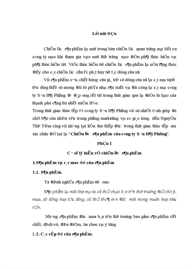 image for page Chiến lược sản phẩm của công ty Sơn Hải Phòng 1