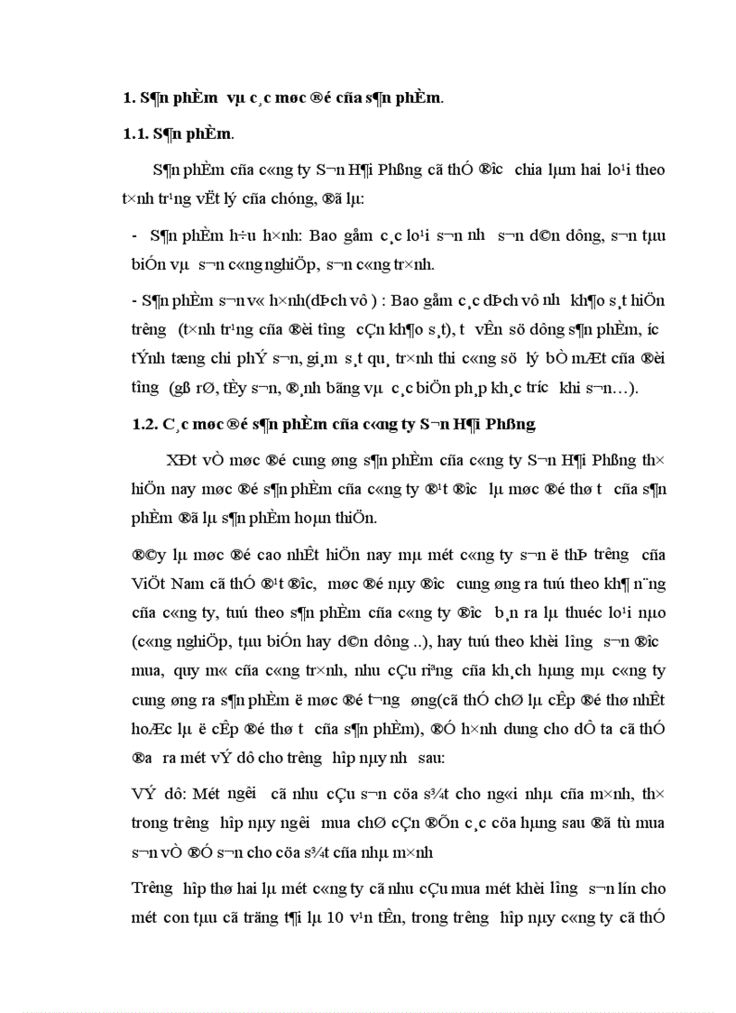 image for page Chiến lược sản phẩm của công ty Sơn Hải Phòng 1