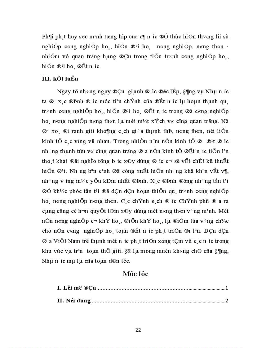 image for page Công nghiệp hoá hiện đại hoá nông nghiệp và nông thôn ở nước ta trong giai đoạn hiện nay thực trạng và các giải pháp 1