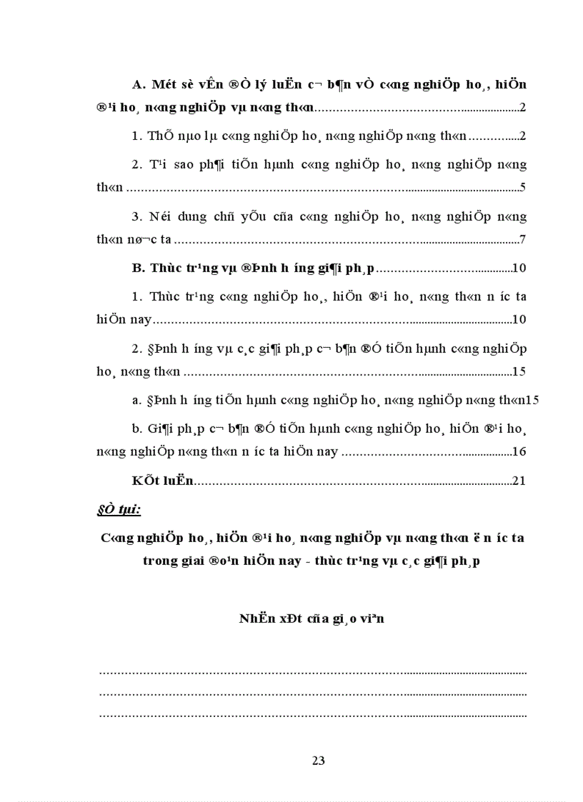 image for page Công nghiệp hoá hiện đại hoá nông nghiệp và nông thôn ở nước ta trong giai đoạn hiện nay thực trạng và các giải pháp 1
