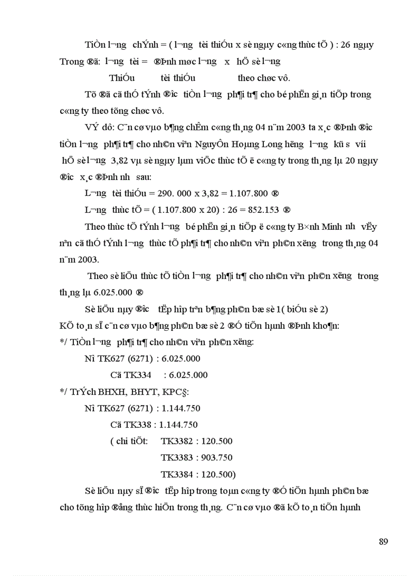 image for page Kế toán chi phí sản xuất và tính giá thành sản phẩm tại Công ty Bình Minh 1