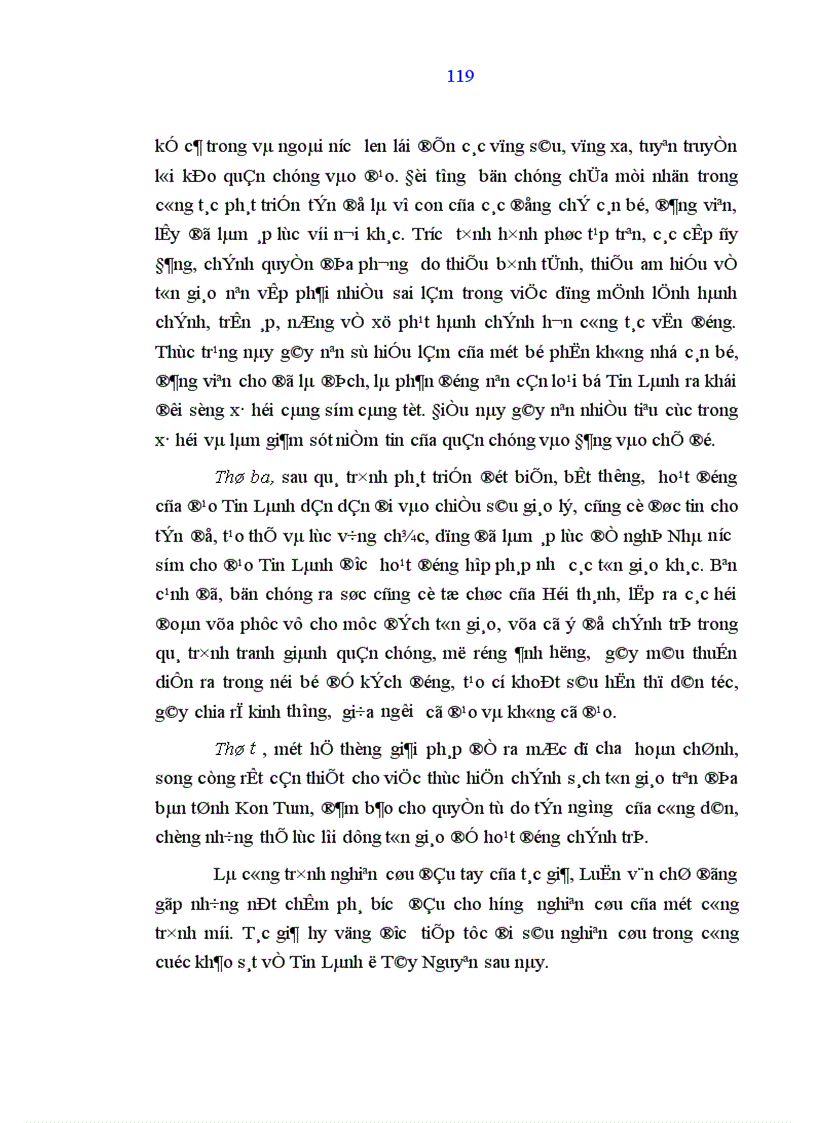 image for page Sự phục hồi phát triển đạo Tin Lành ở địa bàn tỉnh Kon Tum từ năm 1986 đến nay Thực trạng và giải pháp 1