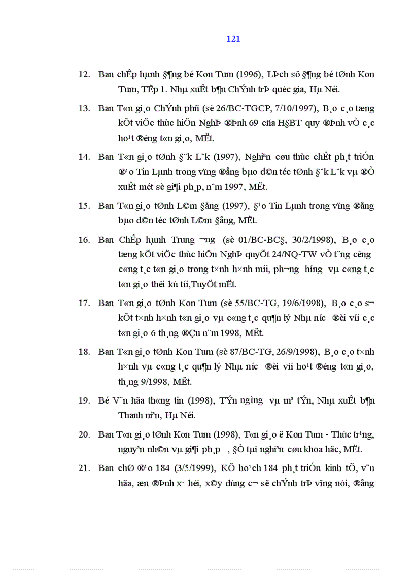 image for page Sự phục hồi phát triển đạo Tin Lành ở địa bàn tỉnh Kon Tum từ năm 1986 đến nay Thực trạng và giải pháp 1