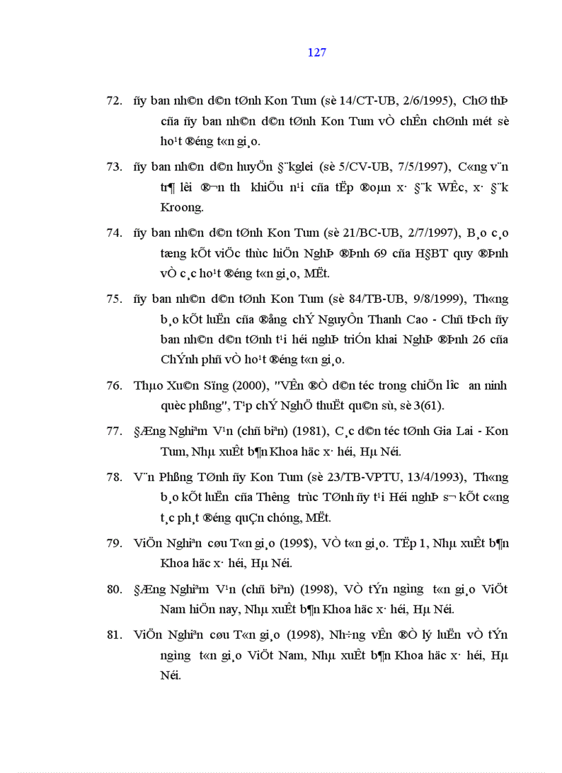image for page Sự phục hồi phát triển đạo Tin Lành ở địa bàn tỉnh Kon Tum từ năm 1986 đến nay Thực trạng và giải pháp 1