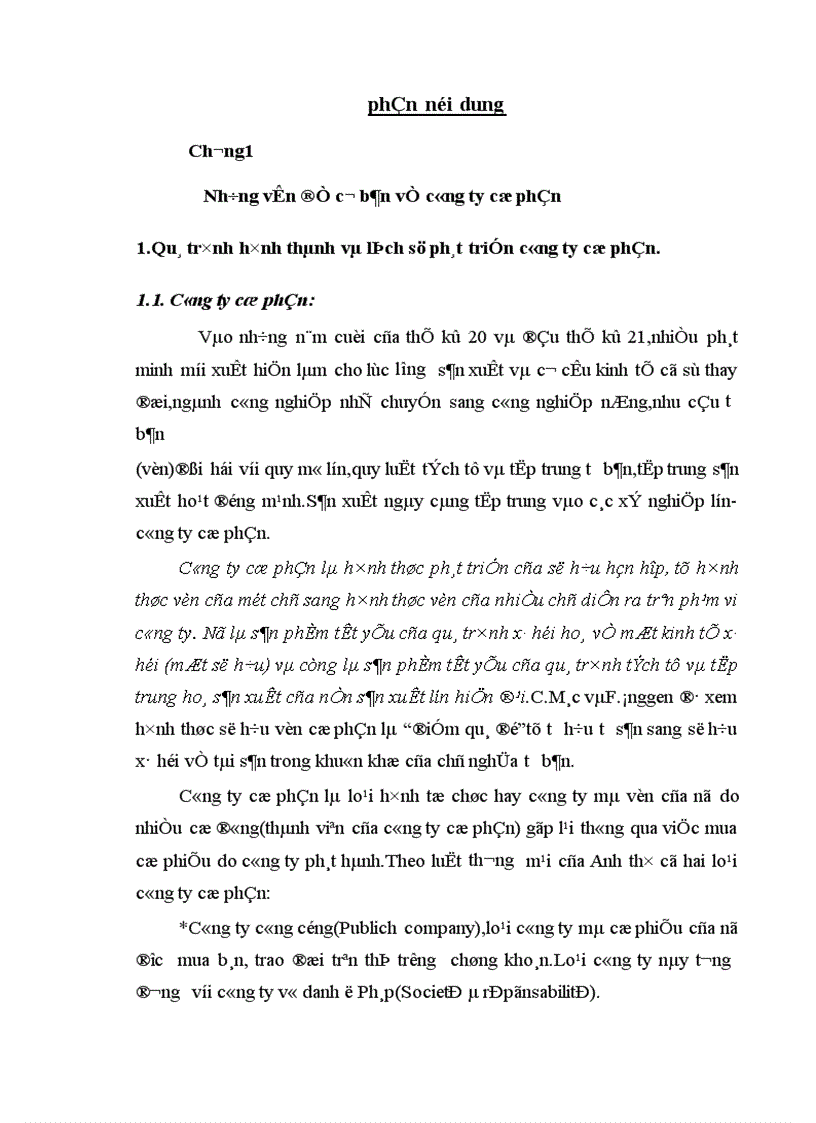 image for page thực trạng các công ty cổ phần và tình hình cổ phần hoá doanh nghiệp ở nước ta hiện nay 1