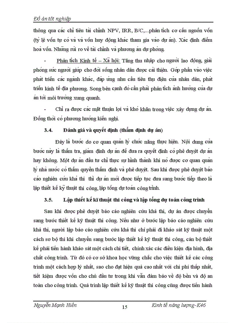 image for page Phân tích đánh giá hiệu quả dự án đầu tư xây dựng trạm biến áp 110kV Mỹ Đình 1