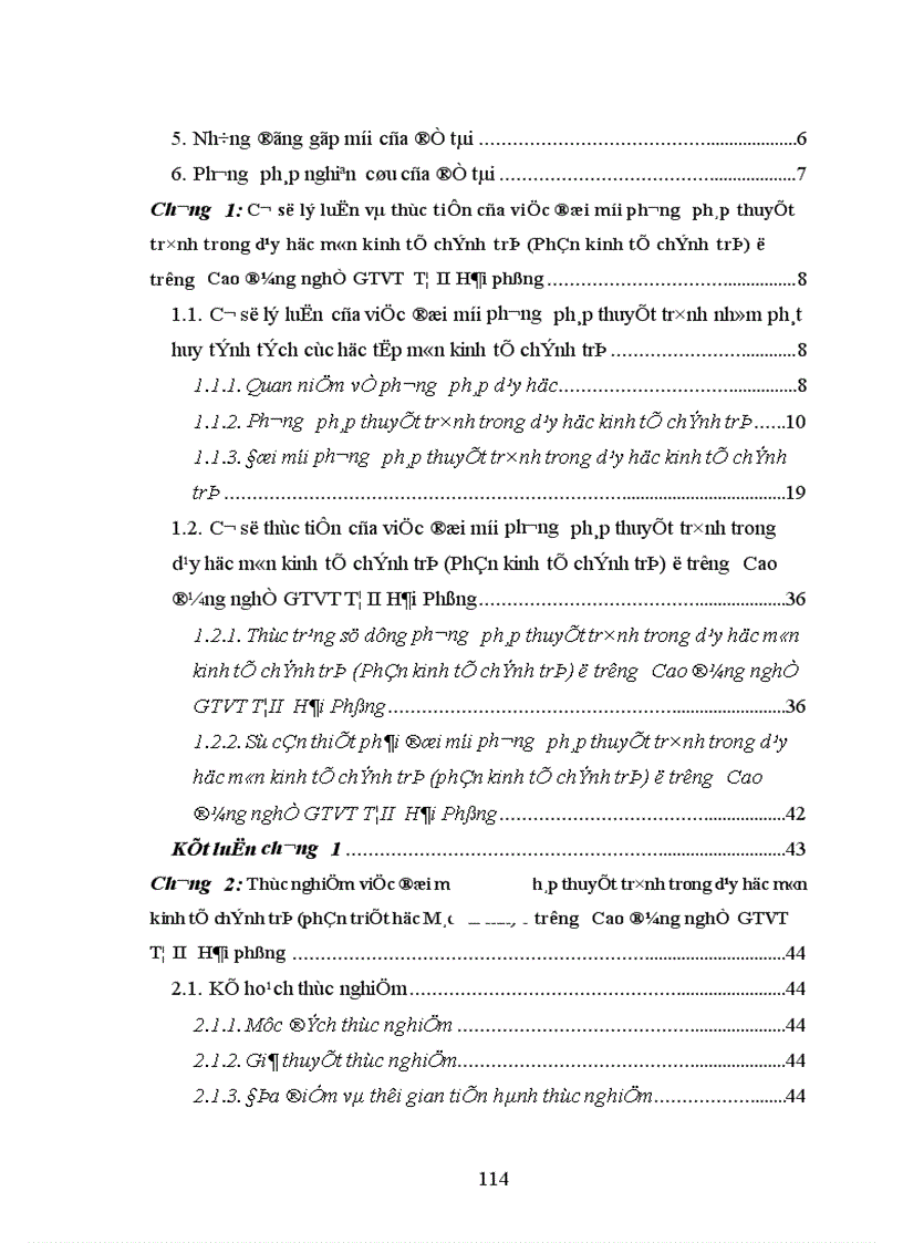 image for page Đổi mới phương pháp thuyết trình trong dạy học môn kinh tế chính trị ở trường Cao đẳng nghề giao thông vận tải trung ương II Hải Phòng