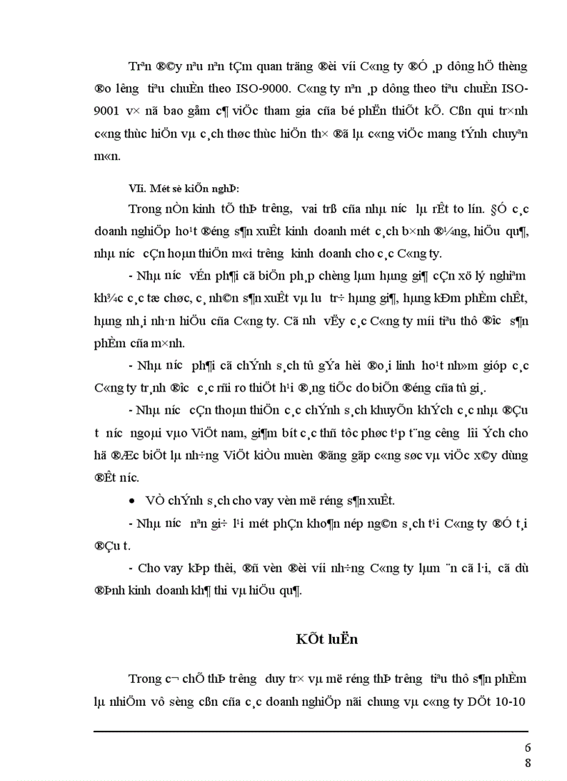 image for page Một số biện pháp nhằm duy trì và mở rộng thị trường tiêu thụ sản phẩm tại Công ty cổ phần Dệt 10 10