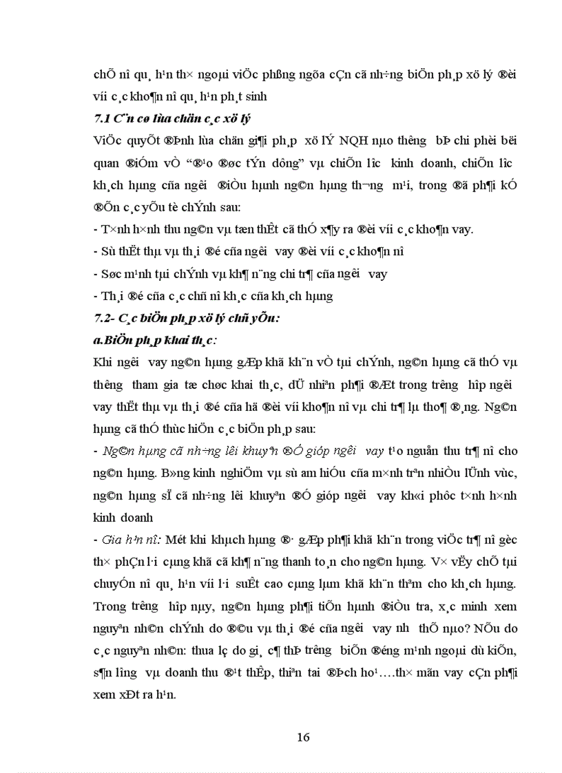 image for page Ngăn ngừa và xử lí nợ quá hạn tại Ngân hàng Nông Nghiệp và Phát Triển Nông Thôn Hà Nội 1