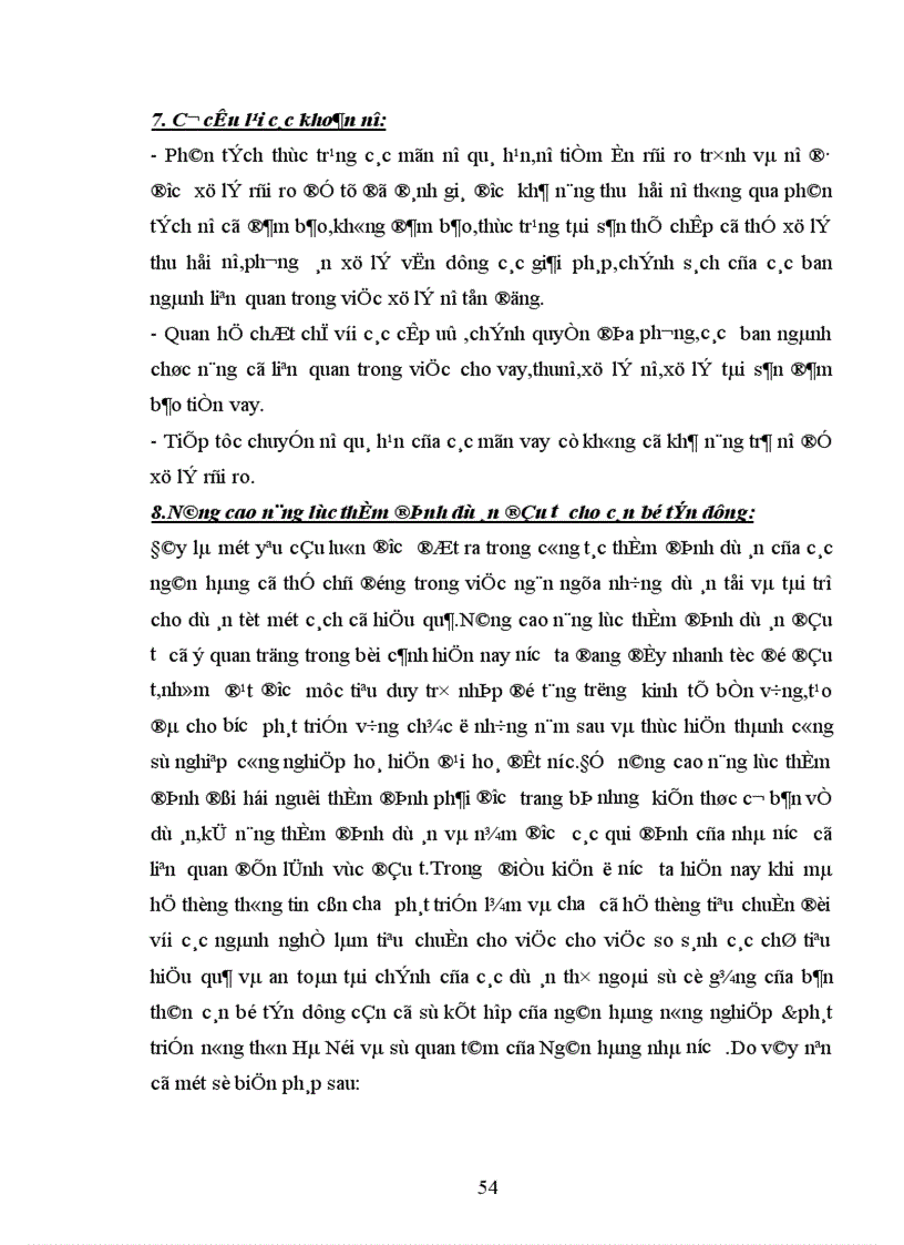 image for page Ngăn ngừa và xử lí nợ quá hạn tại Ngân hàng Nông Nghiệp và Phát Triển Nông Thôn Hà Nội 1