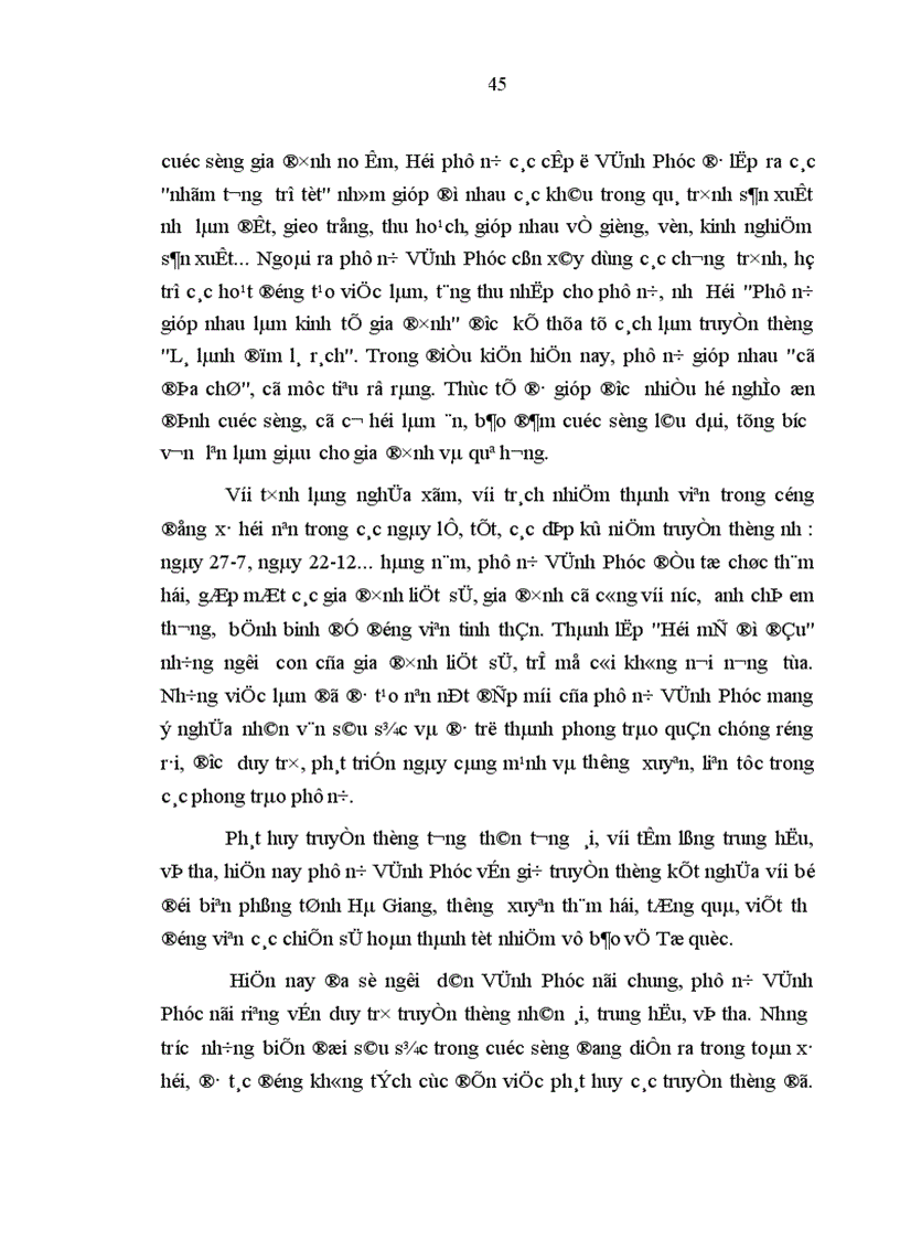 image for page Phát huy giá trị đạo đức truyền thống dân tộc trong việc xây dựng đạo đức mới của người phụ nữ hiện nay Thực trạng phương hướng và giải pháp Qua thực tế ở tỉnh Vĩnh Phúc