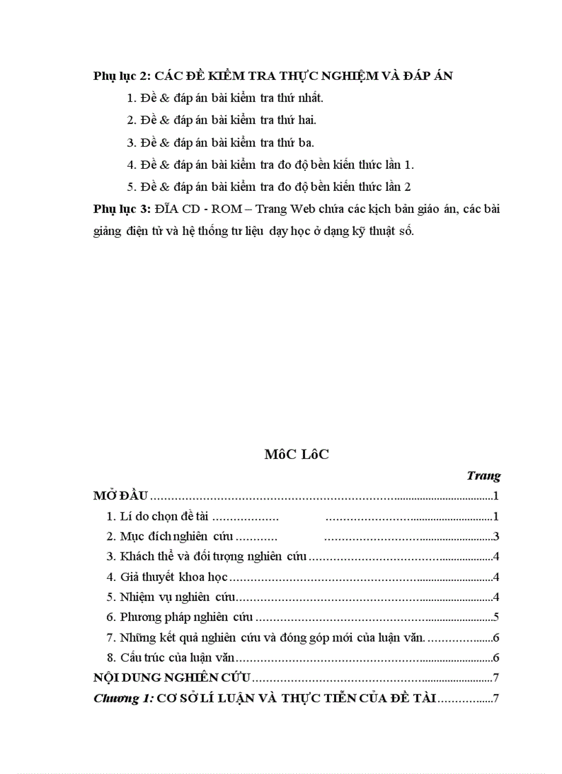 image for page Xây dựng và sử dụng bài giảng điện tử chương I phần di truyền học Sinh học 12 Ban cơ bản theo hướng tích hợp truyền thông đa phương tiện 1