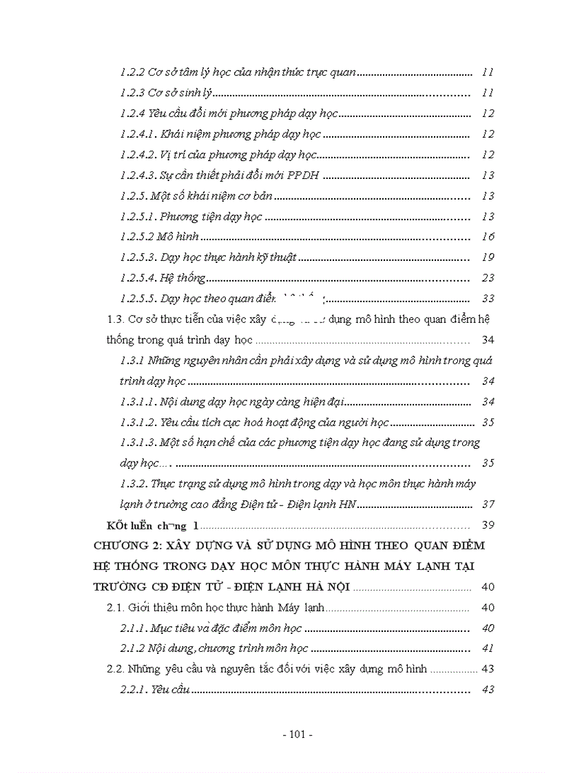 image for page Xây dựng và sử dụng mô hình theo quan điểm hệ thống kỹ thuật trong dạy học môn Thực hành Máy lạnh tại Trường CĐ Điện tử Điện lạnh Hà Nội