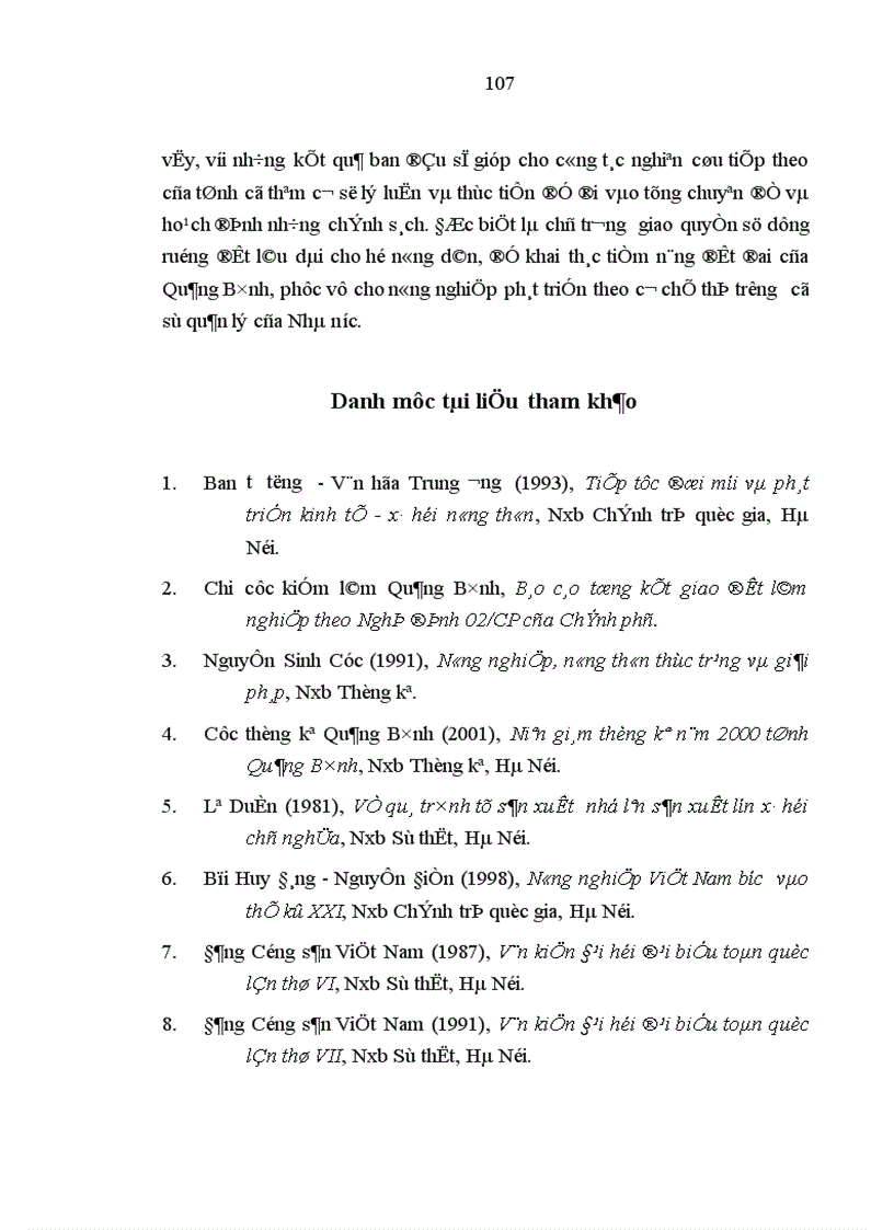 image for page Giao quyền sử dụng ruộng đất lâu dài cho nông dân để phát triển nông nghiệp hàng hóa ở Quảng Bình đ