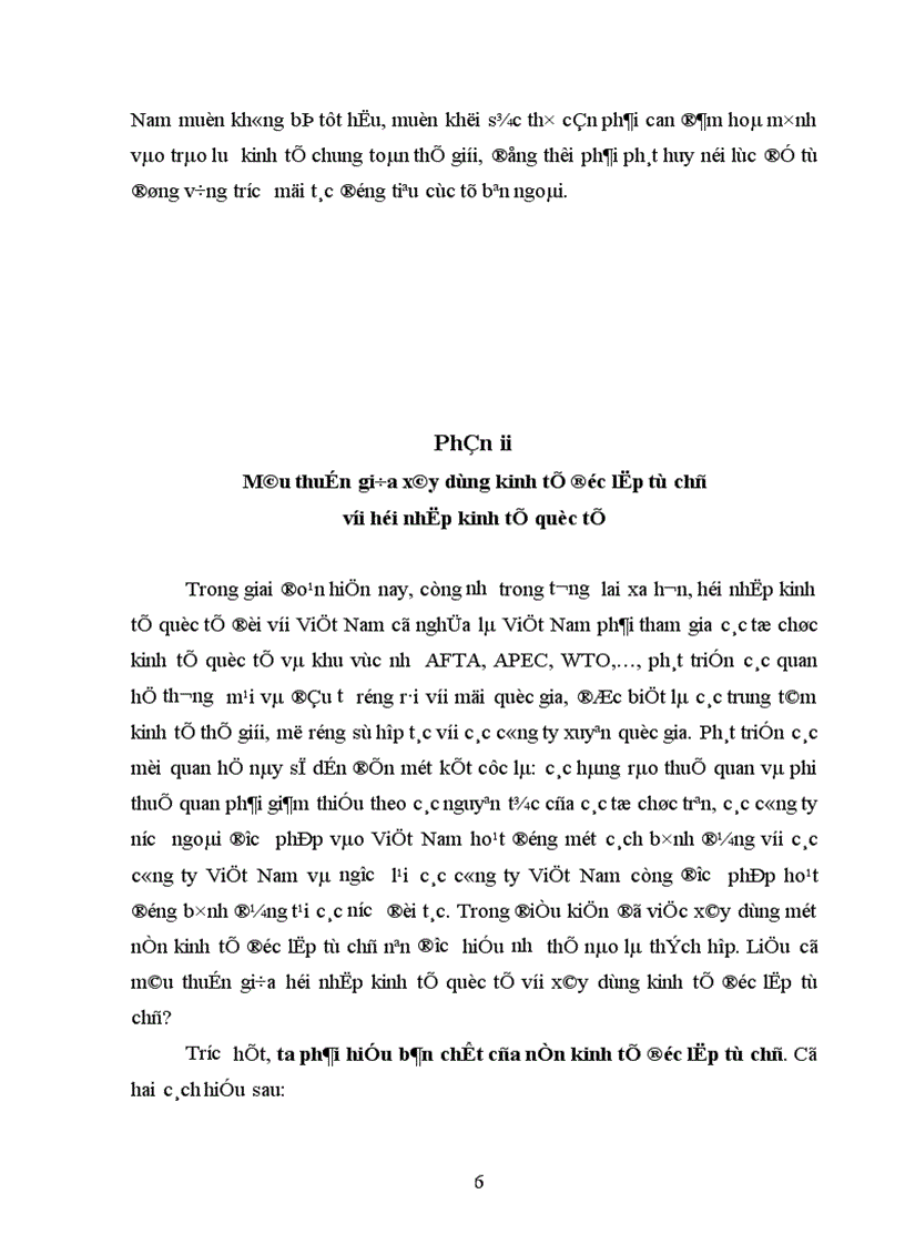 image for page Phép biện chứng về mâu thuẫn và việc phân tích mâu thuẫn giữa xây dựng kinh tế độc lập tự chủ với hội nhập kinh tế quốc tế 1