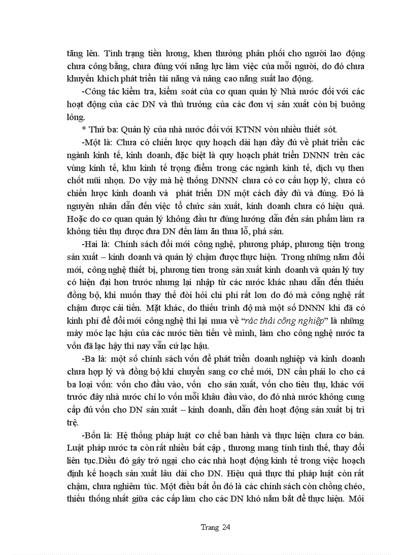 image for page Thực trạng về vấn đề đưa KTNN giữ vai trò chủ đạo trong nền kinh tế ở nước ta hiện nay đã đạt được thành quả gì và còn những tồn tại yếu kém nào cần khắc phục nguyên nhân của thực đó 1