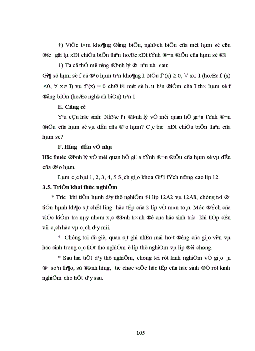 image for page Dạy học chương ứng dụng đạo hàm lớp 12 theo quan điểm hoạt động 1