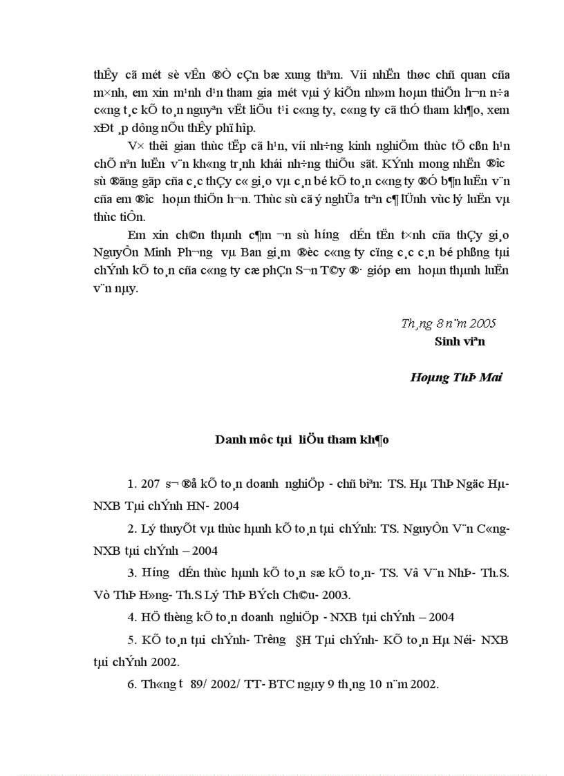 image for page Hoàn thiện công tác kế toán nguyên vật liệu tại Công ty cổ phần Sơn Tây Tỉnh Hà Tây 1