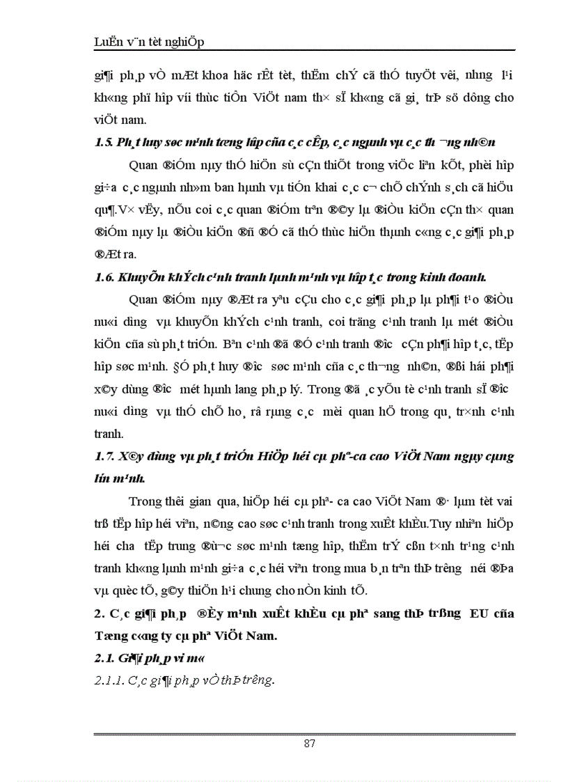 image for page Một số giải pháp đẩy mạnh xuất khẩu cà phê vào thị trường EU của Tổng công ty cà phê Việt Nam 1