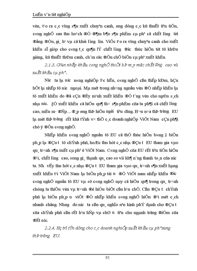 image for page Một số giải pháp đẩy mạnh xuất khẩu cà phê vào thị trường EU của Tổng công ty cà phê Việt Nam 1