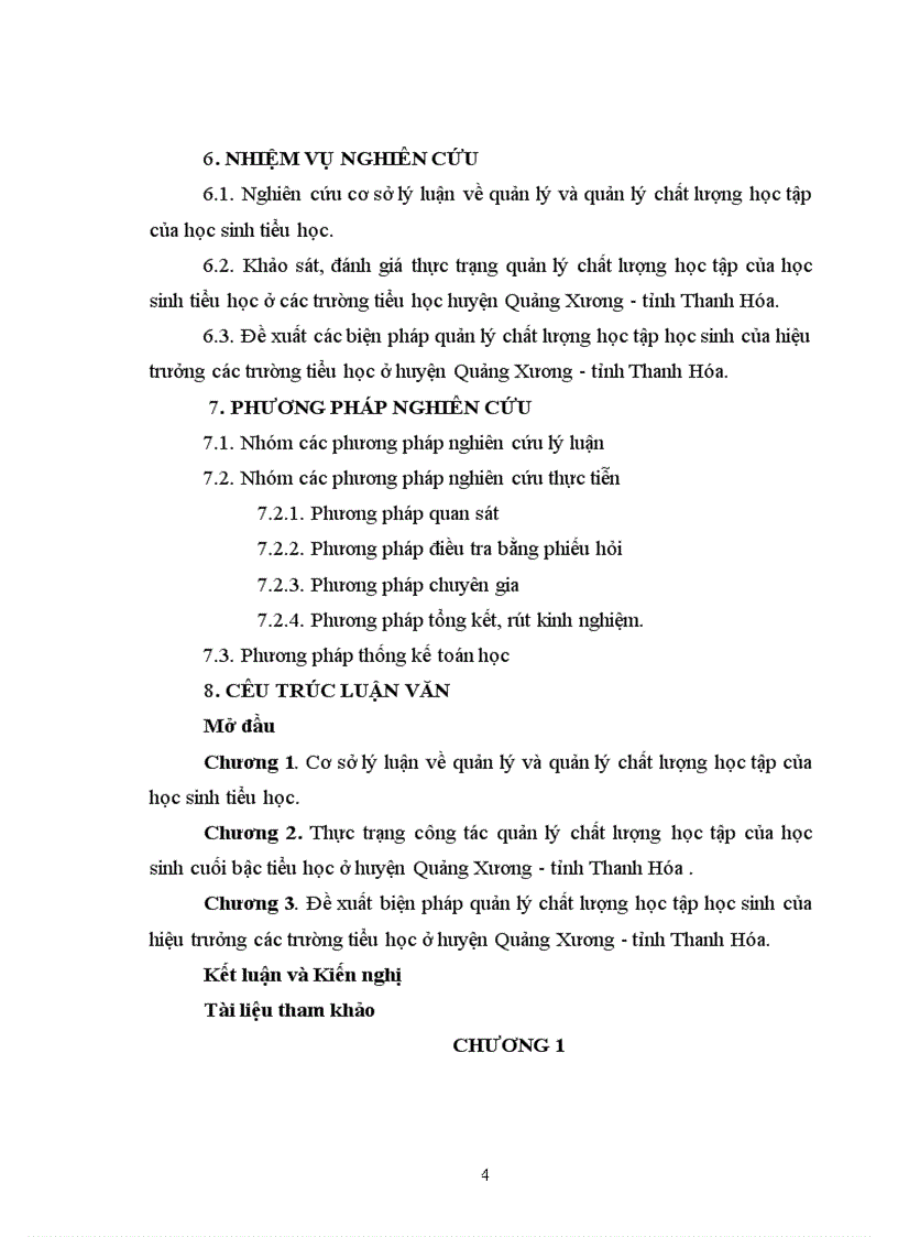 image for page Các biện pháp quản lý chất lượng học tập của học sinh tiểu học ở huyện Quảng Xương tỉnh Thanh Hóa theo mô hình quản lý chất lượng tổng thể TQM