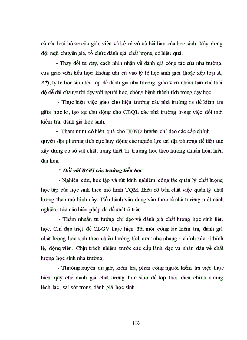 image for page Các biện pháp quản lý chất lượng học tập của học sinh tiểu học ở huyện Quảng Xương tỉnh Thanh Hóa theo mô hình quản lý chất lượng tổng thể TQM