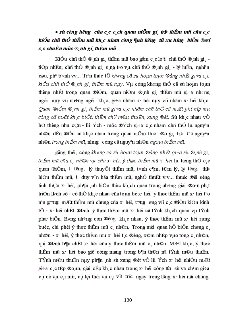 image for page Sự biến đổi những chuẩn mực đánh giá thẩm mỹ trong thời kỳ đổi mới ở Việt Nam