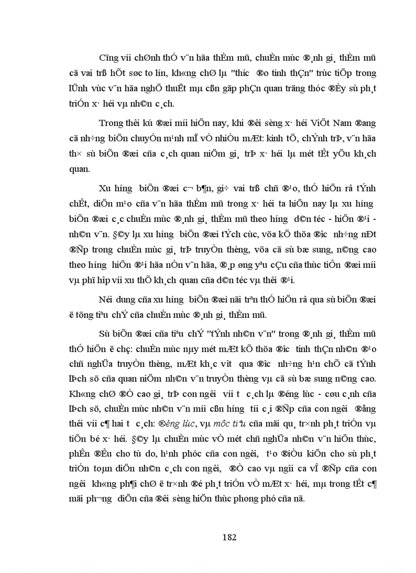 image for page Sự biến đổi những chuẩn mực đánh giá thẩm mỹ trong thời kỳ đổi mới ở Việt Nam