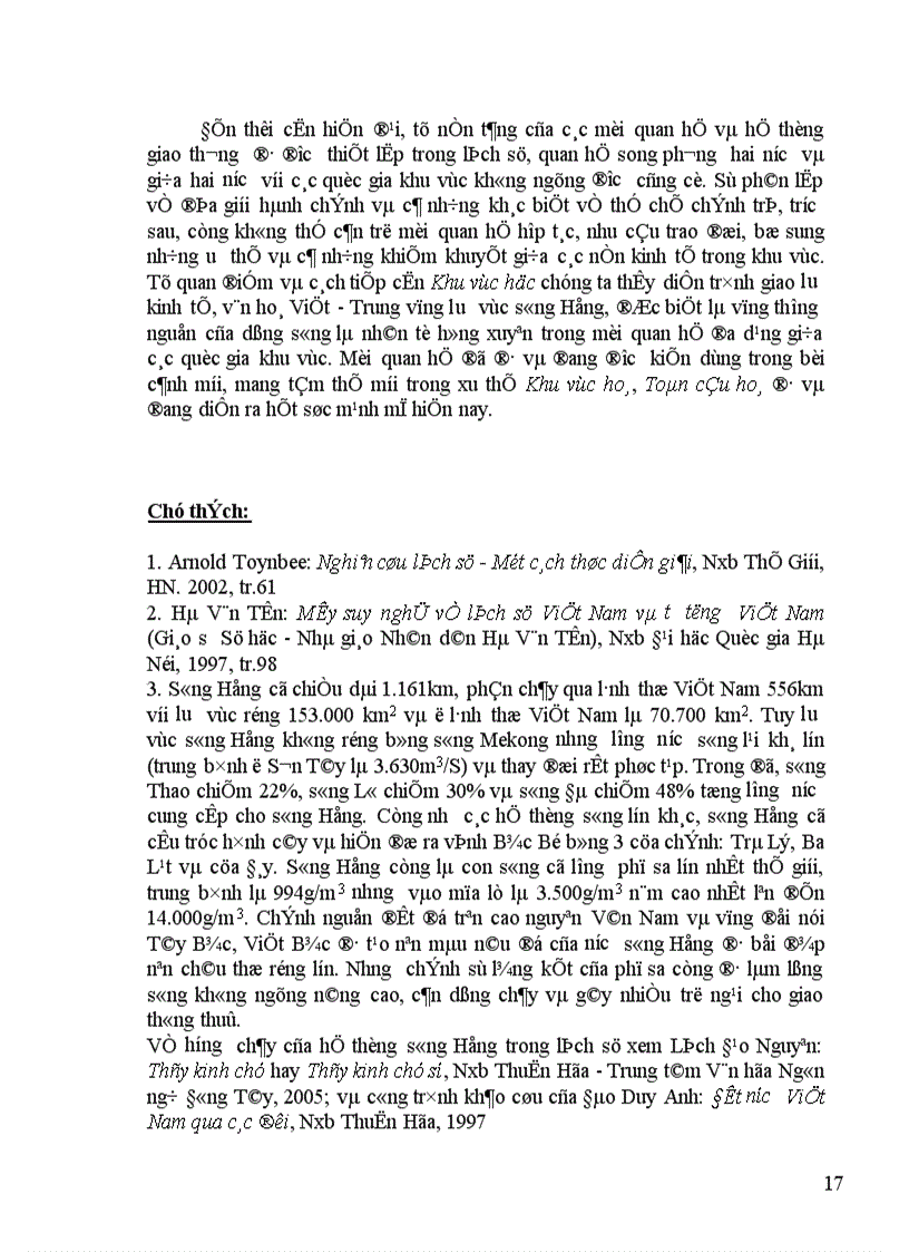 image for page Diễn trình giao lưu kinh tế văn hoá Việt Trung vùng lưu vực sông Hồng trong bối cảnh quan hệ khu vực