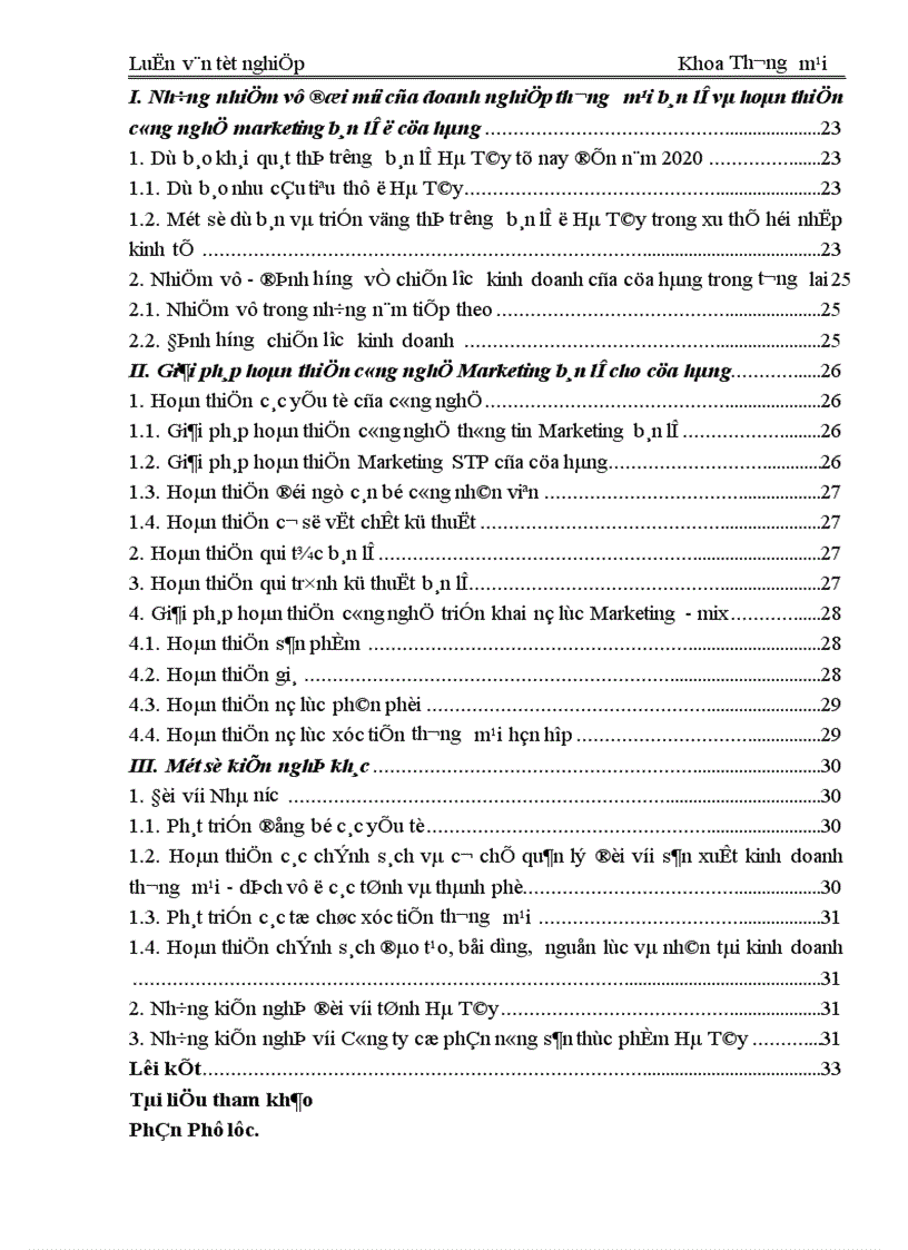 image for page Những giải pháp hoàn thiện công nghệ Marketing bán lẻ tại cửa hàng thực phẩm Hà Đông thuộc Công ty cổ phần nông sản thực phẩm Hà Tây