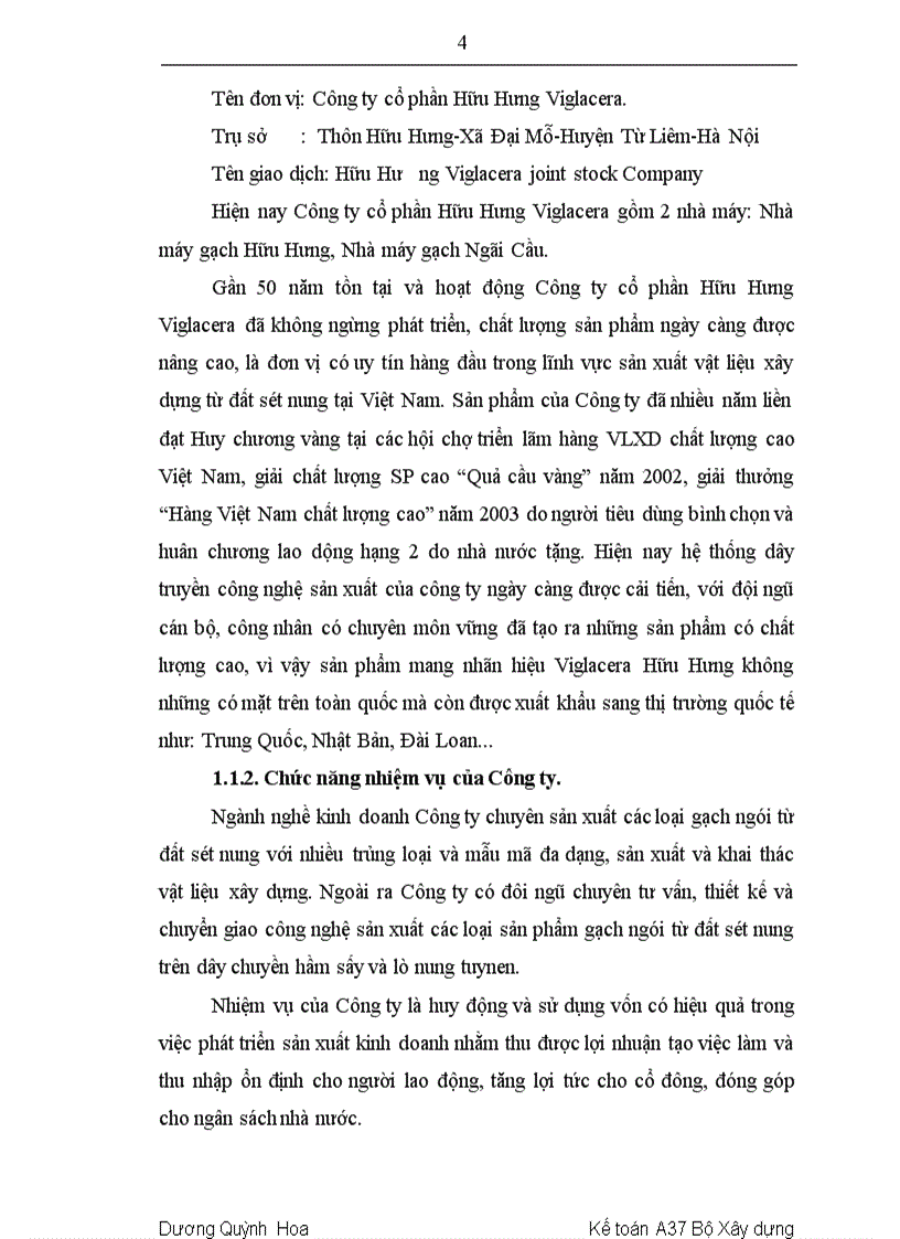 image for page Hoàn thiện kế toán nguyên vật liệu tại Công ty cổ phần Viglacera Hữu Hưng