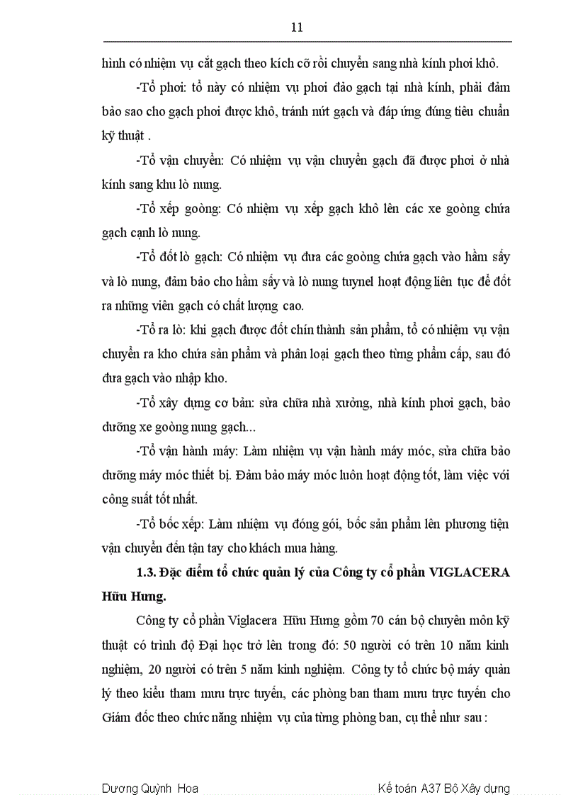 image for page Hoàn thiện kế toán nguyên vật liệu tại Công ty cổ phần Viglacera Hữu Hưng