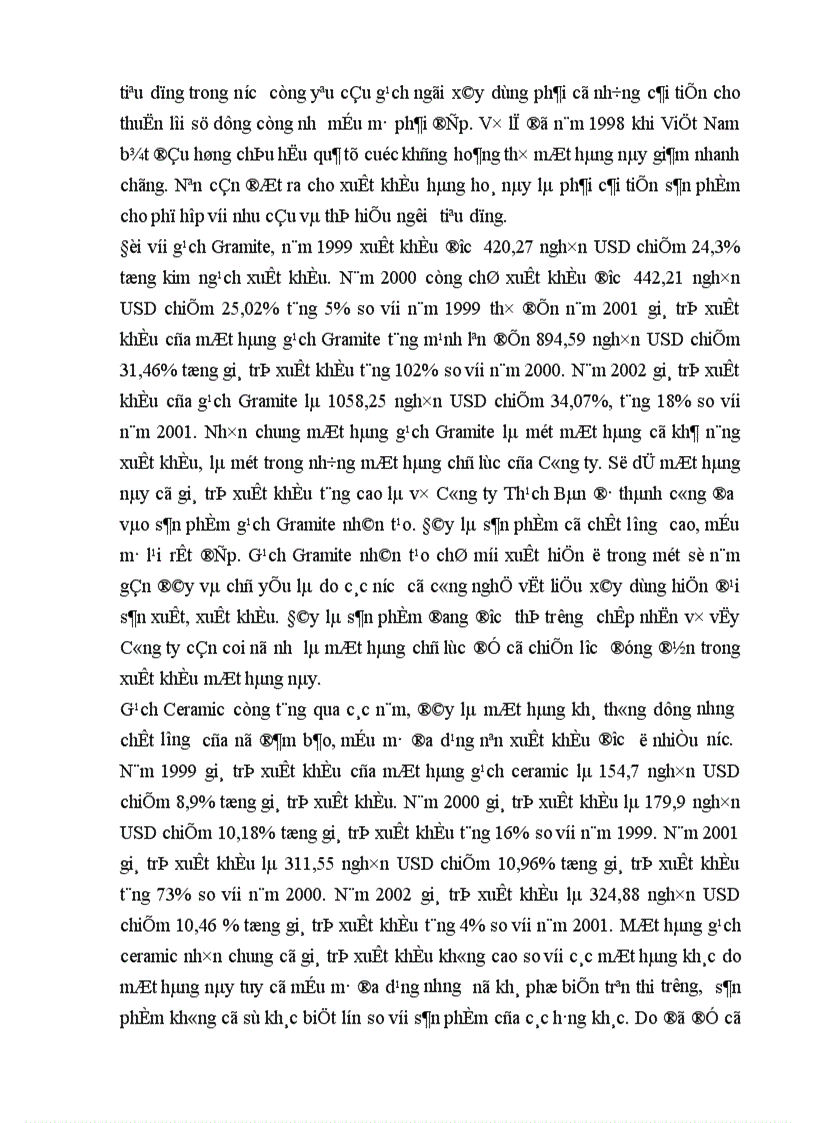 image for page Biện pháp thúc đẩy xuất khẩu mặt hàng gốm xây dựng của Công ty Kinh doanh và Xuất nhập khẩu thuộc Tổng công ty Thủy tinh và Gốm xây dựng Viglacera 1