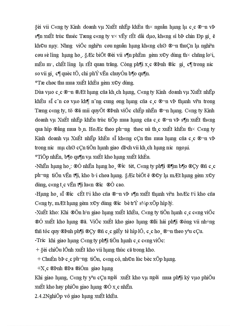 image for page Biện pháp thúc đẩy xuất khẩu mặt hàng gốm xây dựng của Công ty Kinh doanh và Xuất nhập khẩu thuộc Tổng công ty Thủy tinh và Gốm xây dựng Viglacera 1