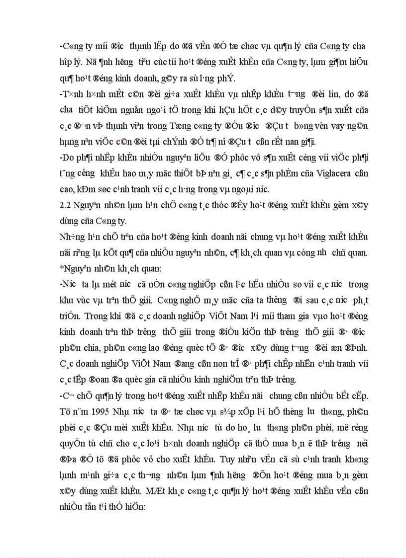 image for page Biện pháp thúc đẩy xuất khẩu mặt hàng gốm xây dựng của Công ty Kinh doanh và Xuất nhập khẩu thuộc Tổng công ty Thủy tinh và Gốm xây dựng Viglacera 1