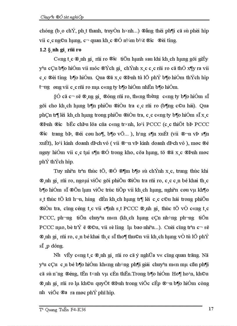 image for page Bảo hiểm hoả hoạn thực trạng giải pháp đối với Tổng Công ty Bảo Việt 1