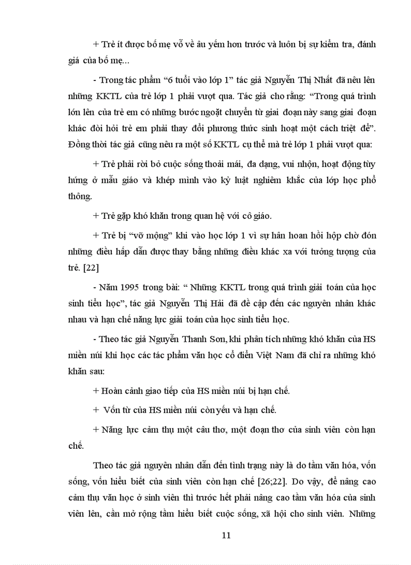 image for page Thực trạng khó khăn tâm lý trong hoạt động học tập của sinh viên năm thứ nhất
