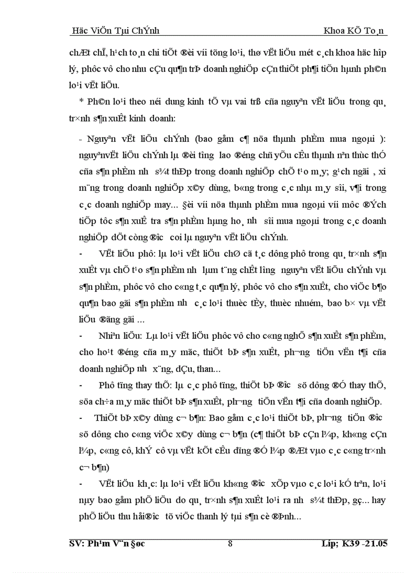 image for page Tổ chức công tác kế toán nguyên vật liệu tại công ty Cơ giới và xây lắp số 13