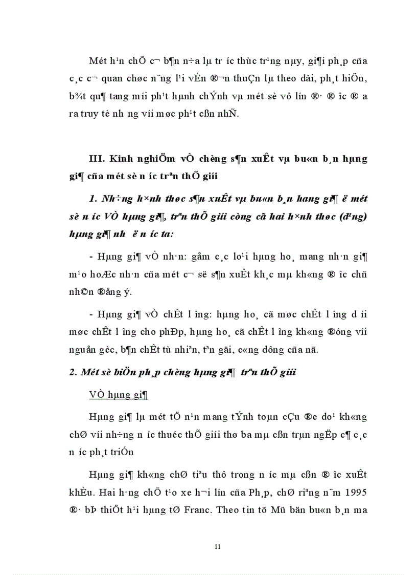 image for page Thực trạng nạn sản xuất và buôn bán hàng giả ở Việt Nam thời gian qua
