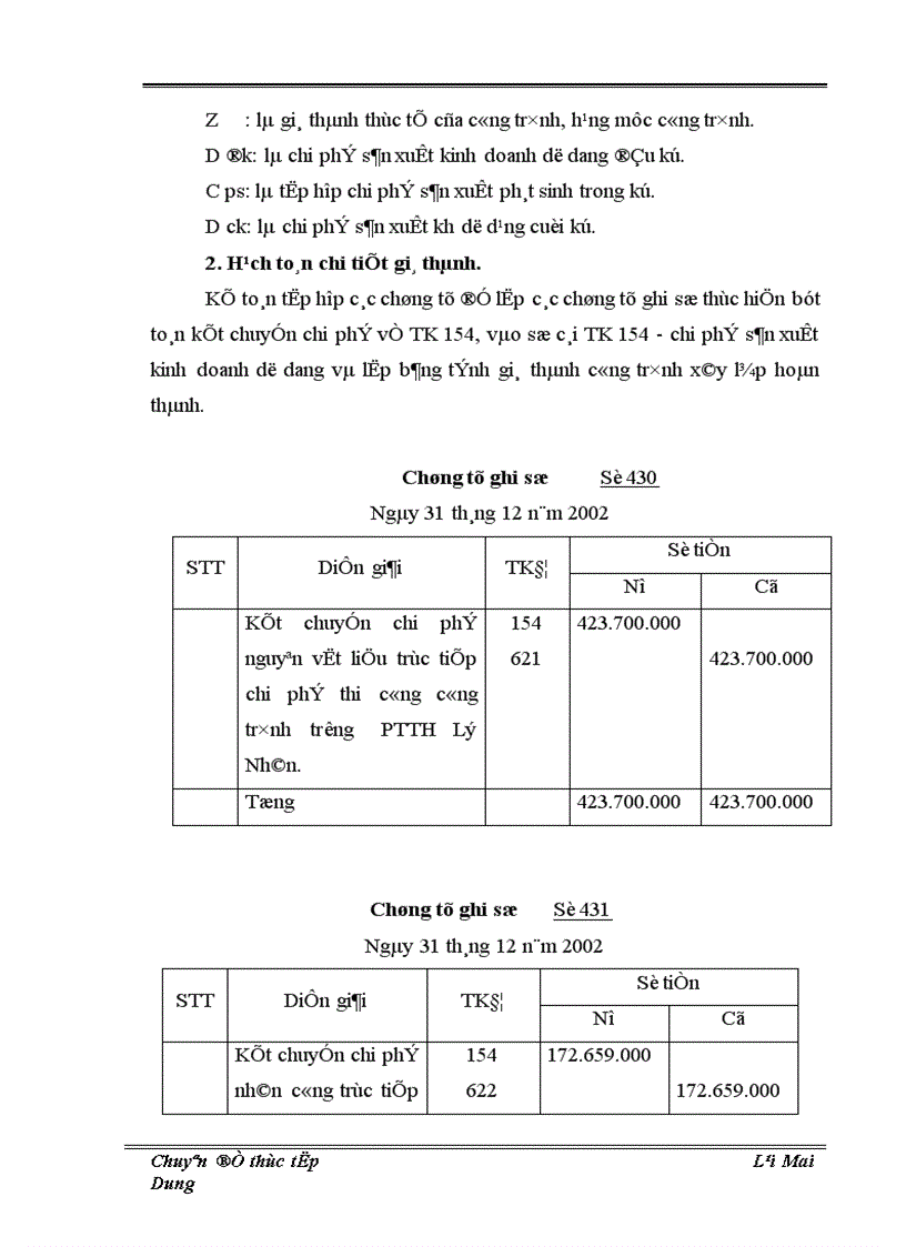 image for page Thực trạng và giải pháp hoàn thiện công tác hạch toán chi phí sản xuất và tính giá thành sản phẩm tại Công ty xây lắp Hà Nam 1