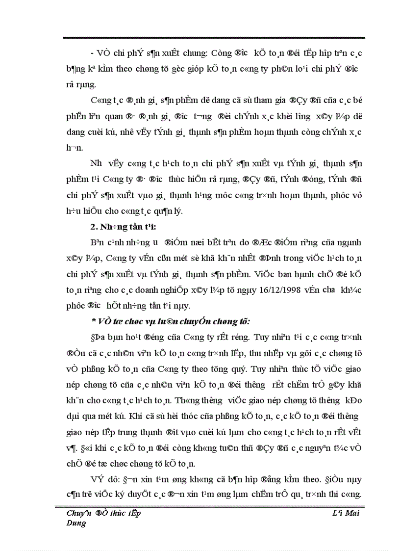 image for page Thực trạng và giải pháp hoàn thiện công tác hạch toán chi phí sản xuất và tính giá thành sản phẩm tại Công ty xây lắp Hà Nam 1